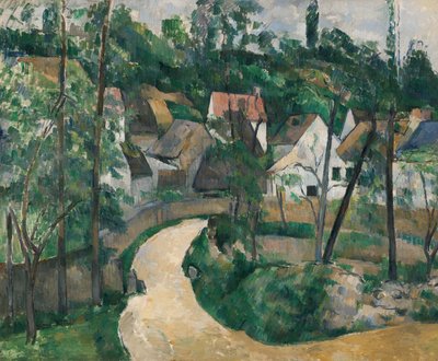 Kurve in der Straße von Paul Cézanne